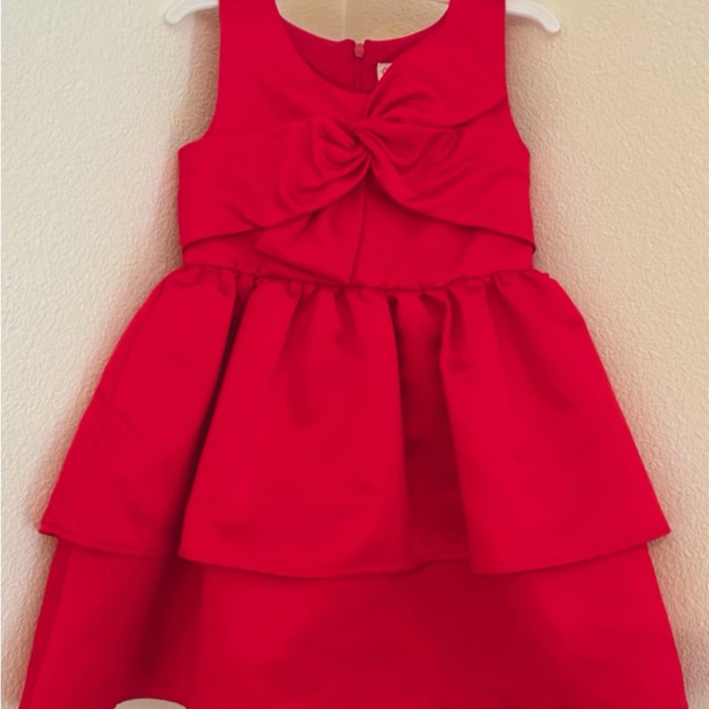 Elegant Red Kids Dress
